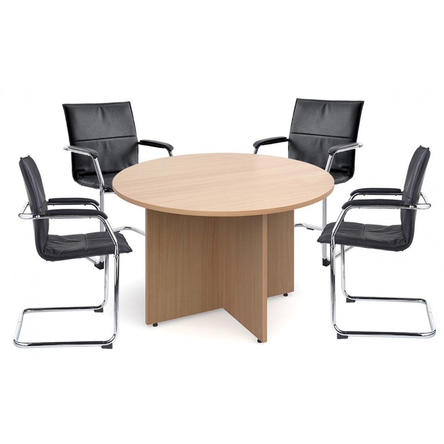 1200mm Arrow Head Circular Boardroom Table